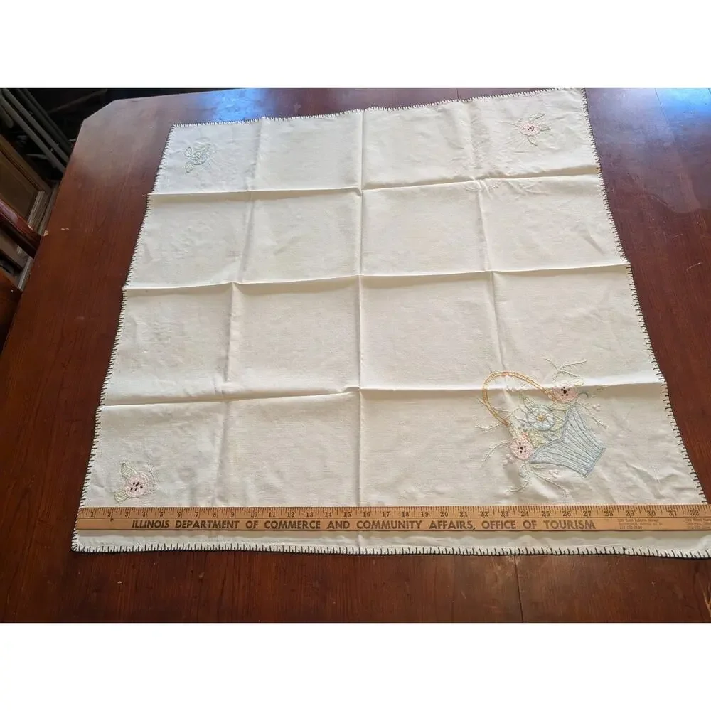 LinenTablecloth this vintage
